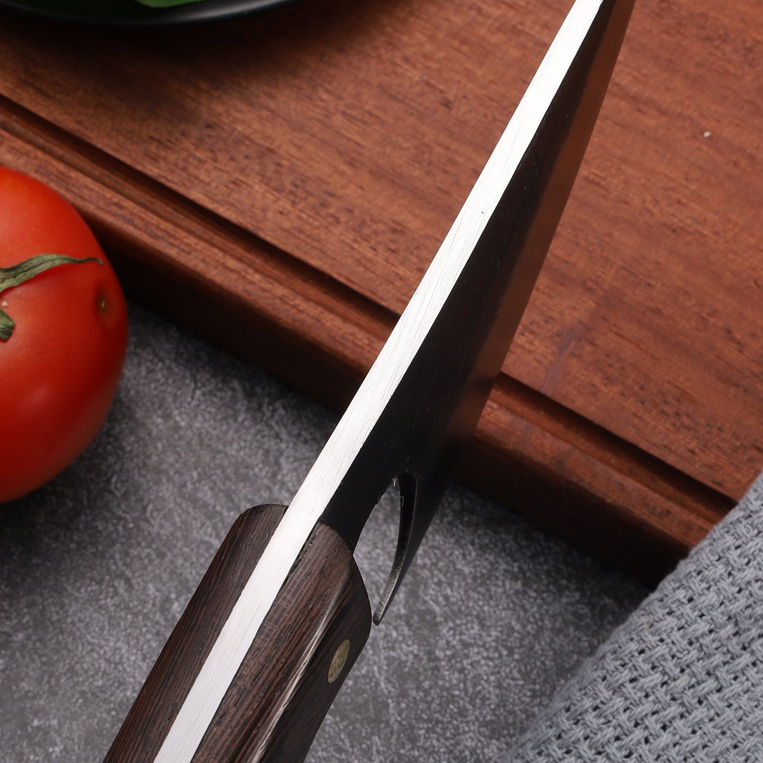 portable boning knife cleaver butcher hand forged butcher knife for steak vegetable fruit knife with sheath barbecue picnic camping outdoor kitchen knives