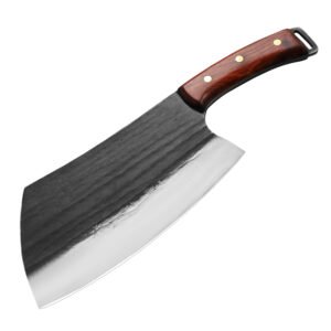high carbon steel 8 inches chopping knife, super strong makes heavy duty easy for home&restaurant