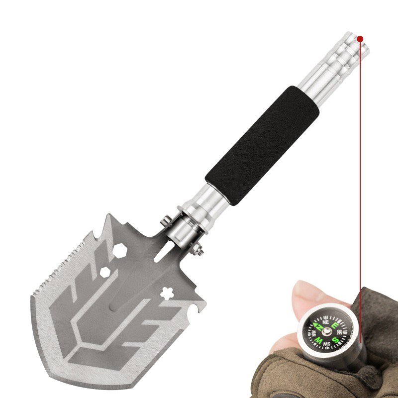 camping tactical shovel folding ordnance shovel military shovel for hiking camping adventure